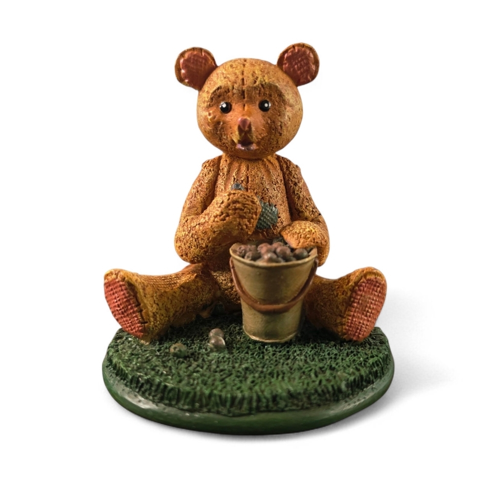 🧸 Vintage 1992 Jim Shore "Berry the Blueberry Bear" Figurine #1,366/10,000